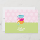 Uitnodigingen van de Tea-partij van het voorjaar (Achterkant)