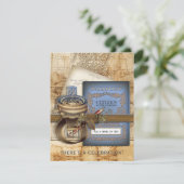 Uitnodigingen van de Traveler Farewell-partij (Staand voorkant)