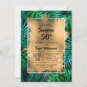 Uitnodigingen van de Tropische 50e verjaardag van  (Voorkant)