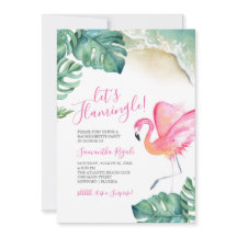 Uitnodigingen van de Tropische Bachelorette Party