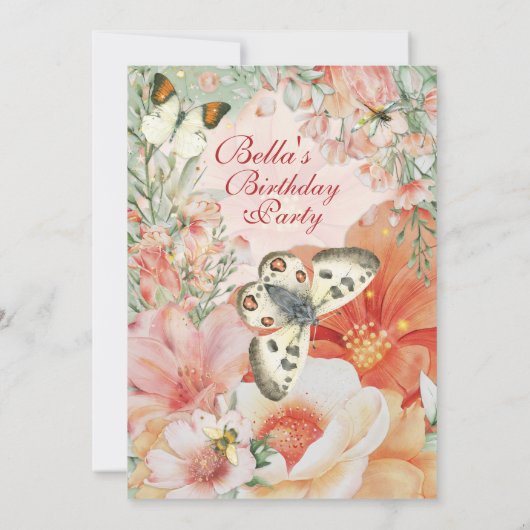 Uitnodigingen van de tuinbouwthemapartij (Achterkant)