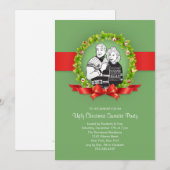 Uitnodigingen van de Ugly KerstSweater Party (Voorkant / Achterkant)