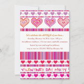 Uitnodigingen van de Valentijn van het hart en de  (Voorkant)