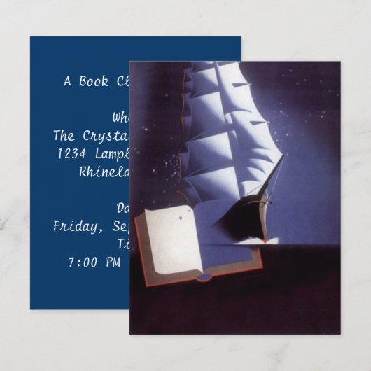 Uitnodigingen van de Vergadering van de CLUB van h (Voorkant / Achterkant)