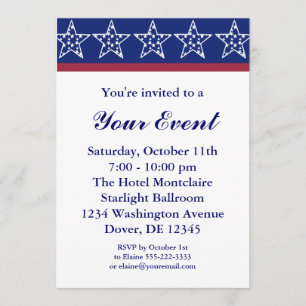 Uitnodigingen van de verkiezingscampagne voor 4 ju