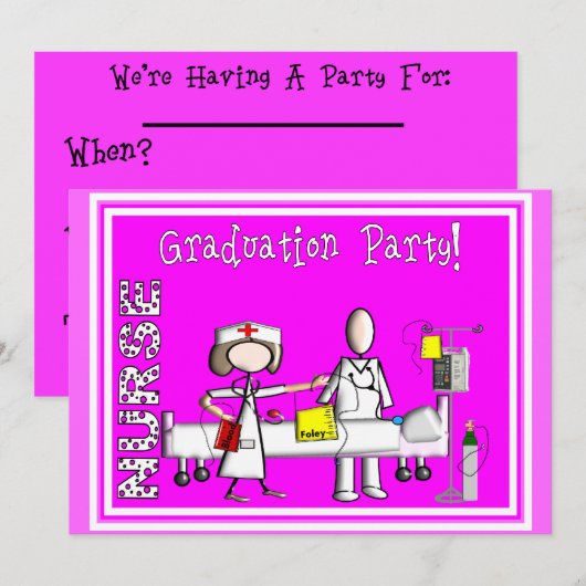 Uitnodigingen van de Verlossingspartij (Voorkant / Achterkant)