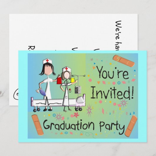 Uitnodigingen van de Verlossingspartij (Voorkant / Achterkant)