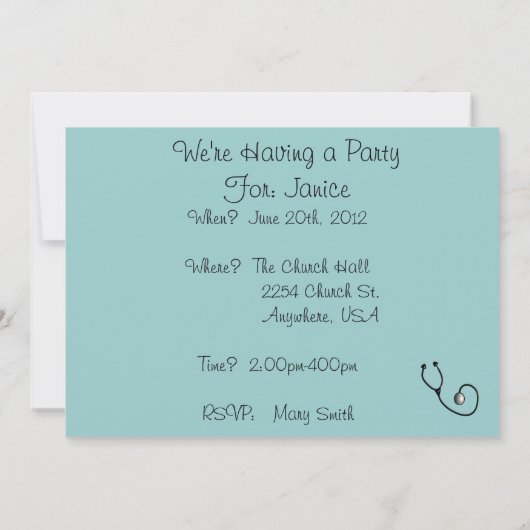 Uitnodigingen van de Verlossingspartij (Achterkant)