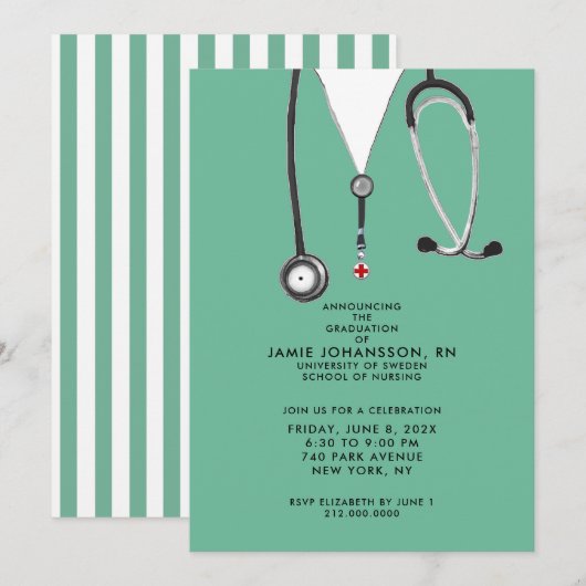 Uitnodigingen van de Verlossingspartij (Voorkant / Achterkant)