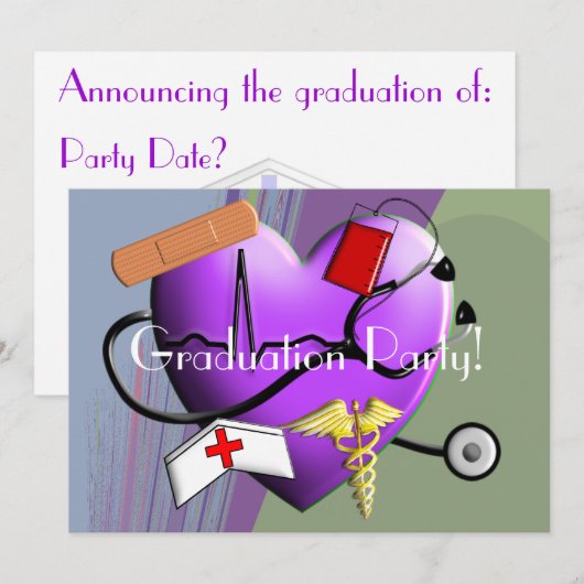 Uitnodigingen van de Verlossingspartij (Voorkant / Achterkant)