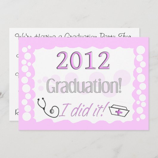 Uitnodigingen van de Verlossingspartij 2012 (Voorkant / Achterkant)