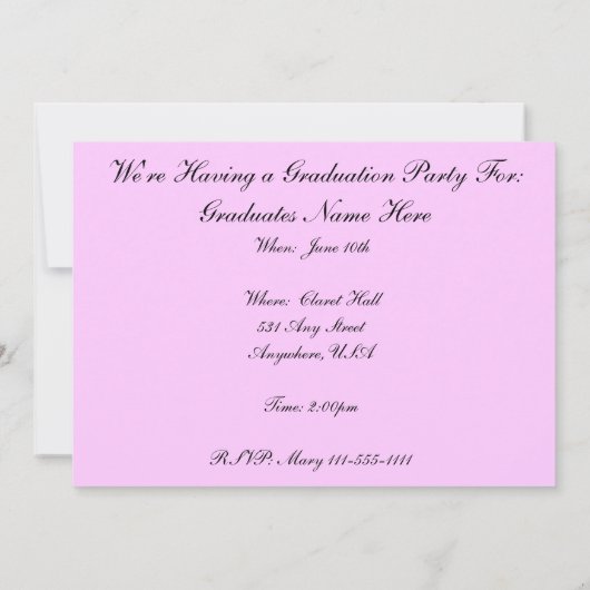 Uitnodigingen van de Verlossingspartij 2012 (Achterkant)