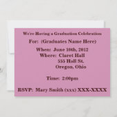 Uitnodigingen van de Verlossingspartij 2012 (Achterkant)