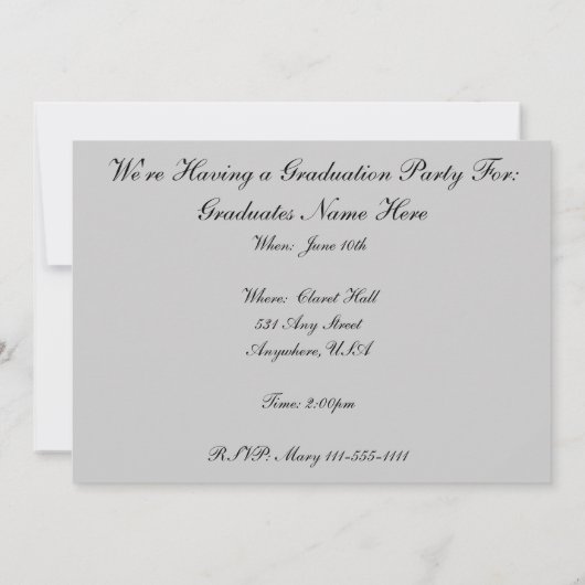 Uitnodigingen van de Verlossingspartij 2012 (Achterkant)