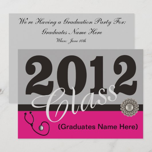 Uitnodigingen van de Verlossingspartij 2012 (Voorkant / Achterkant)