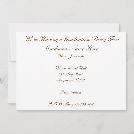 Uitnodigingen van de Verlossingspartij 2013 (Achterkant)