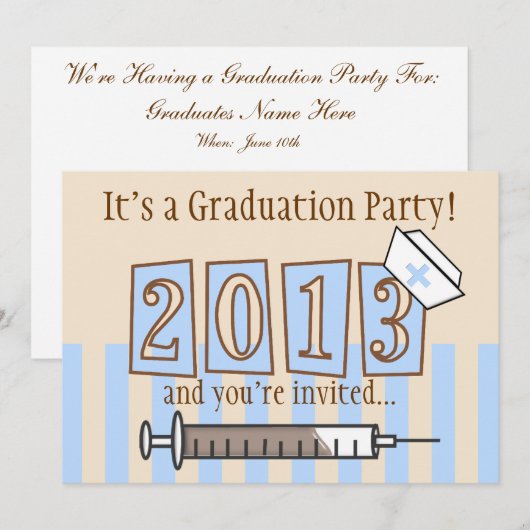 Uitnodigingen van de Verlossingspartij 2013 (Voorkant / Achterkant)