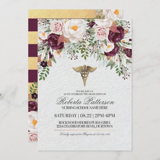 Uitnodigingen van de Verpleegkundeacademie (Voorkant / Achterkant)