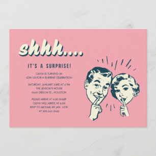 Uitnodigingen van de verrassende partij