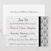 Uitnodigingen van de Victoriaans Jubileum van het  (Voorkant / Achterkant)