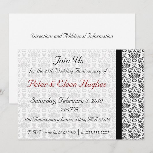 Uitnodigingen van de Victoriaans Jubileum van het  (Voorkant / Achterkant)