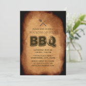 uitnodigingen van de vierde BBQ-partij van juli (Staand voorkant)