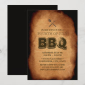 uitnodigingen van de vierde BBQ-partij van juli (Voorkant / Achterkant)