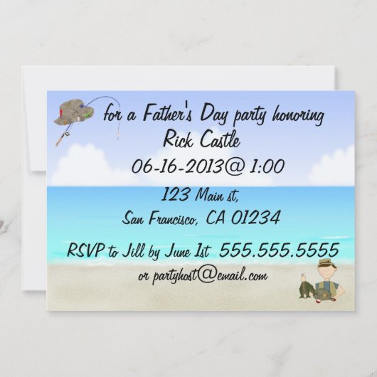 Uitnodigingen van de Vissende partij (Achterkant)