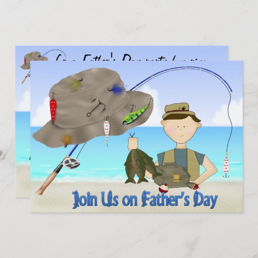 Uitnodigingen van de Vissende partij (Voorkant / Achterkant)