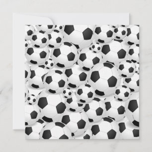 Uitnodigingen van de voetbal