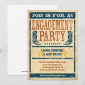 Uitnodigingen van de westerne Partij voor de Aansl (Voorkant / Achterkant)