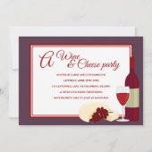 Uitnodigingen van de Wijnpartij en de Kaas (Voorkant)