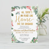 Uitnodigingen van de winterpartij voor opwarming (Staand voorkant)