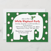 Uitnodigingen van de witte feestdag (Voorkant)