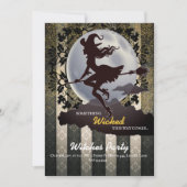 Uitnodigingen van de Woonde Halloween-partij (Voorkant)