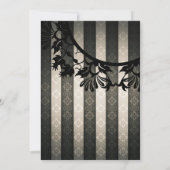 Uitnodigingen van de Woonde Halloween-partij (Achterkant)