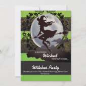 Uitnodigingen van de Woonde Halloween-partij (Voorkant)