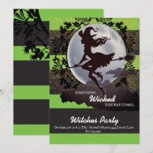 Uitnodigingen van de Woonde Halloween-partij