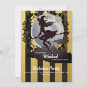 Uitnodigingen van de Woonde Halloween-partij (Voorkant)
