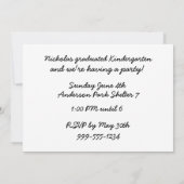 Uitnodigingen van de Yellow Chihuahua Party (Achterkant)