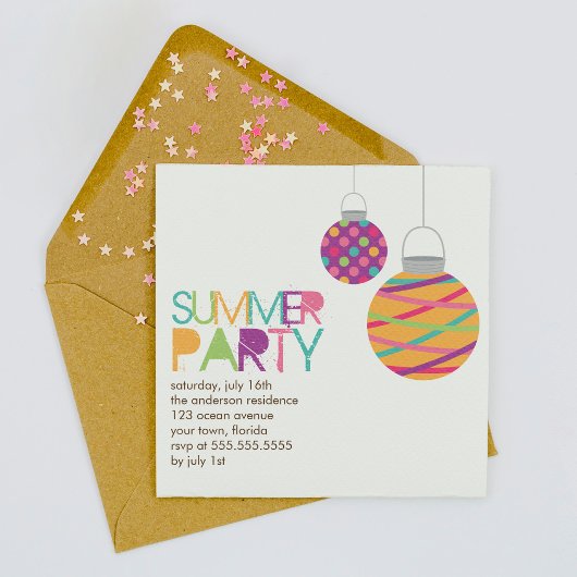 Uitnodigingen van de Zomende Lantaarns Partij