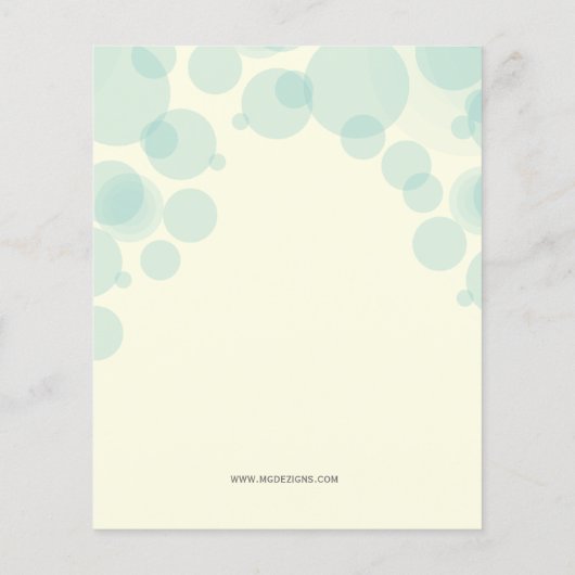 Uitnodigingen van de zomercocktail van de begrotin (Achterkant)