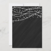 Uitnodigingen van de zwarte & diamantpartij (Achterkant)