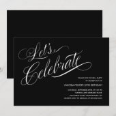 Uitnodigingen van de Zwarte en Witte Partij (Voorkant / Achterkant)