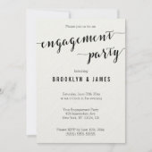 Uitnodigingen van de Zwarte en Witte Partij van de (Voorkant)