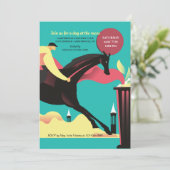 Uitnodigingen van Derby Race Party (Staand voorkant)