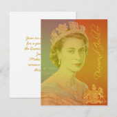 Uitnodigingen van Diamond Jubilee (Voorkant / Achterkant)