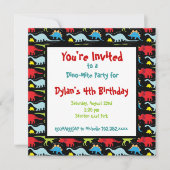 Uitnodigingen van Dinosaur Birthday (Voorkant)
