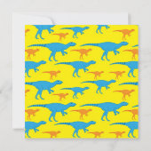 Uitnodigingen van Dinosaur Birthday (Achterkant)