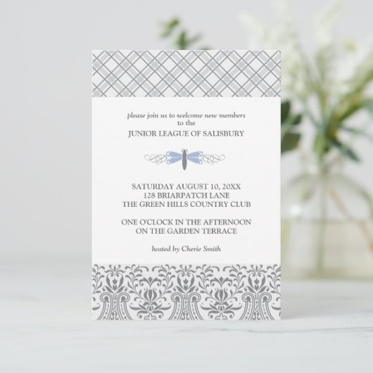 Uitnodigingen van Dragonfly Garden (Staand voorkant)